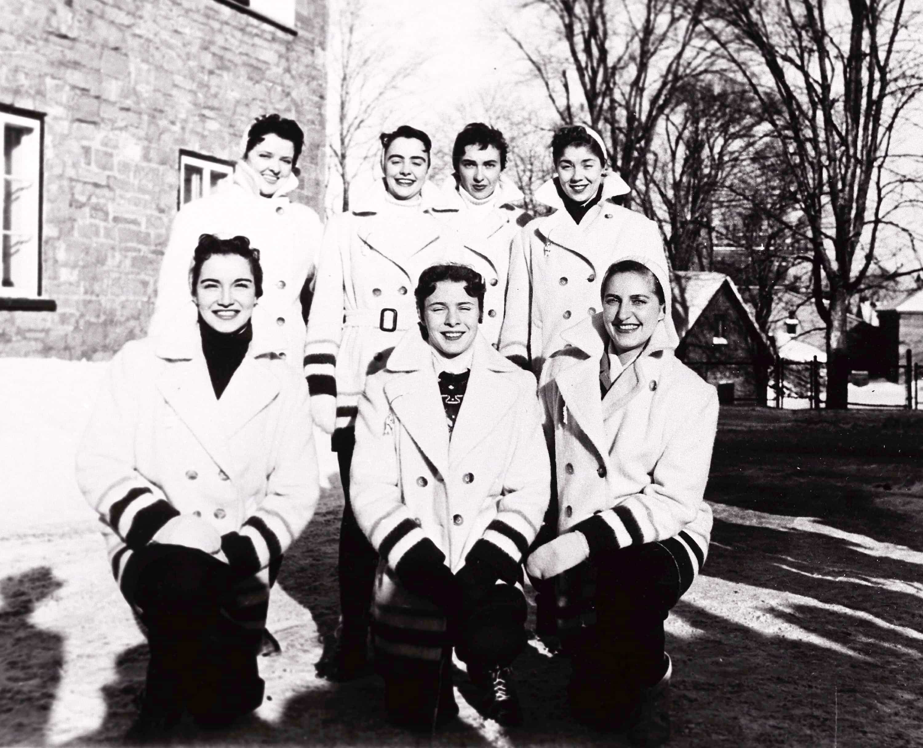 Les premières duchesses de l’histoire du Carnaval, en 1955.
