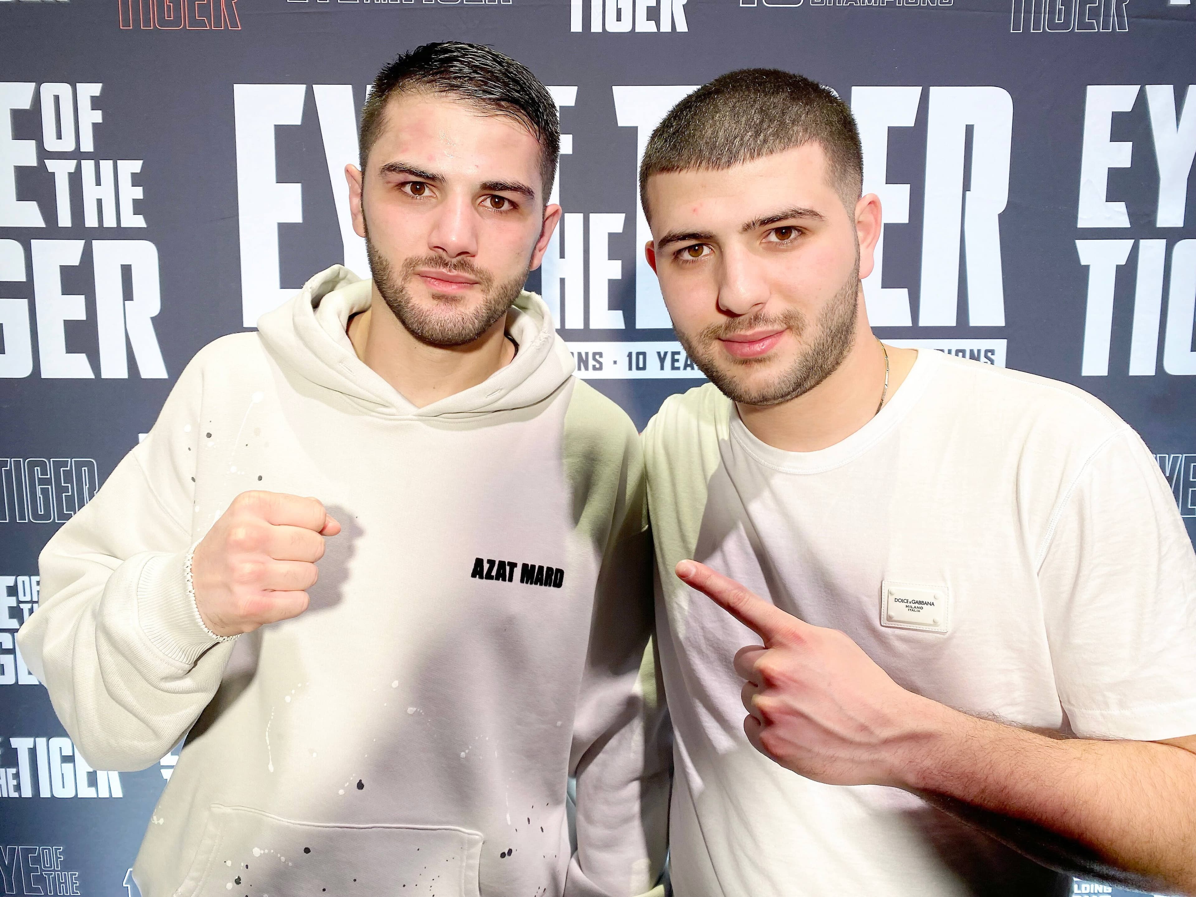 Les frères Erik et Emil Bazinyan.