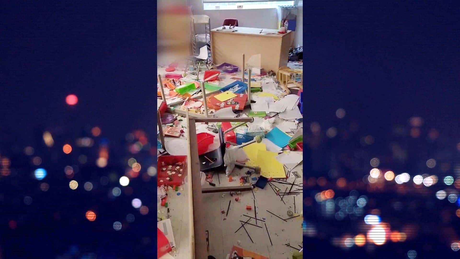 Une classe de maternelle virée à l’envers sur la Rive-Sud de Montréal.