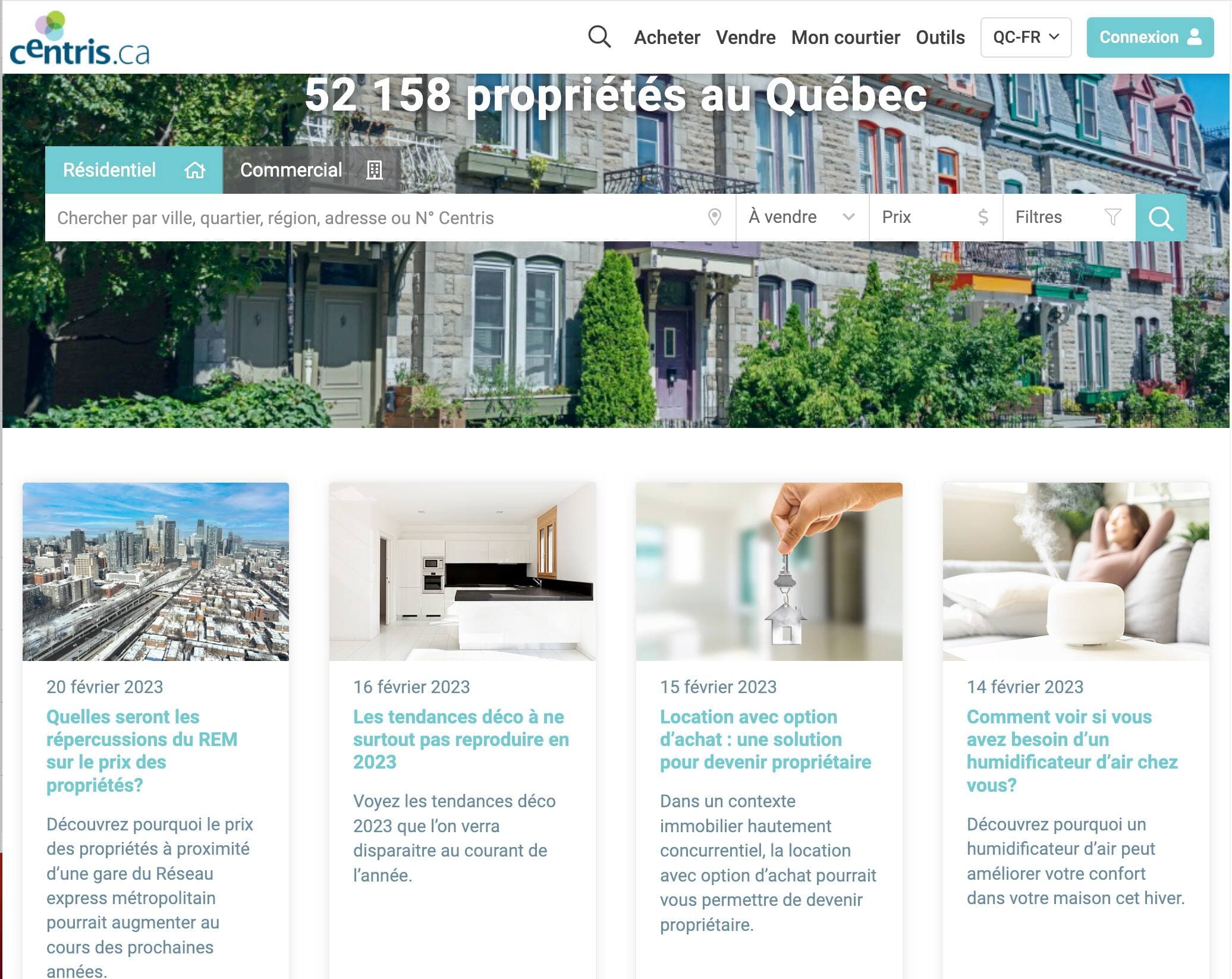 Ottawa cherche à déterminer si l’Association professionnelle des courtiers immobiliers du Québec (APCIQ) et sa filiale, la Société Centris ont enfreint les règles en matière de concurrence.