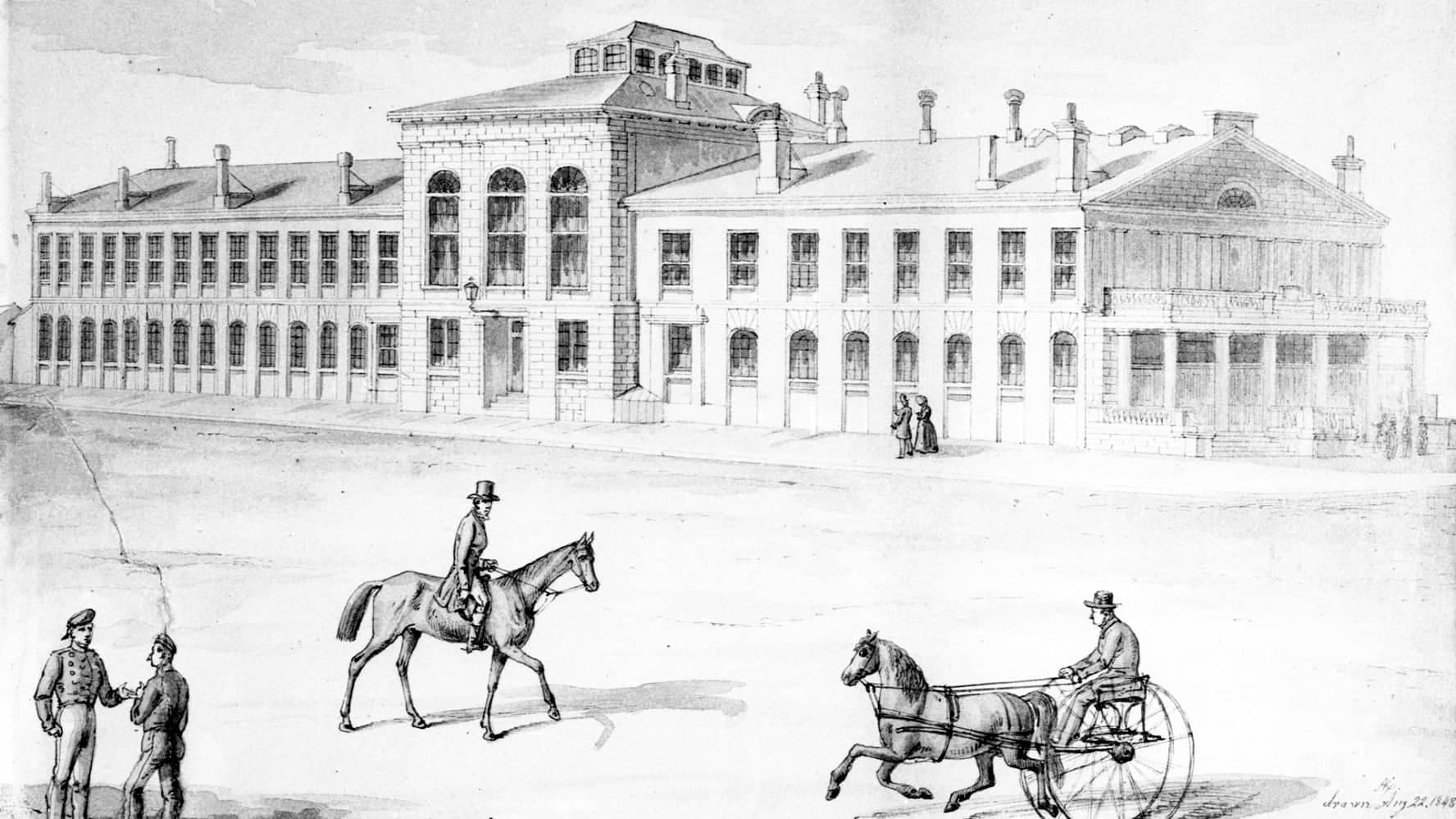 La ville de Kingston est officiellement proclamée capitale le 10 février 1841. Pendant ce temps, la ville de Québec est durement touchée par la perte de son statut de capitale. Le départ des nombreux fonctionnaires, des députés et de leurs familles a un effet négatif sur son économie. Mais rapidement, il devient évident que la petite ville de Kingston est inadéquate pour être la capitale du Canada-Uni.