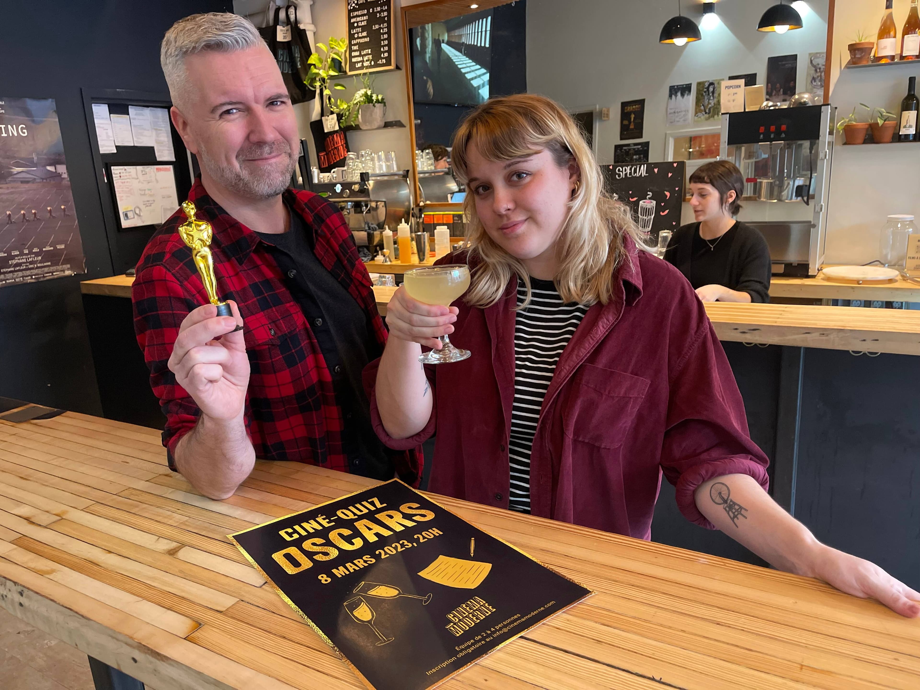 Jarrett Mann et Emmie Caron du Cinéma Moderne