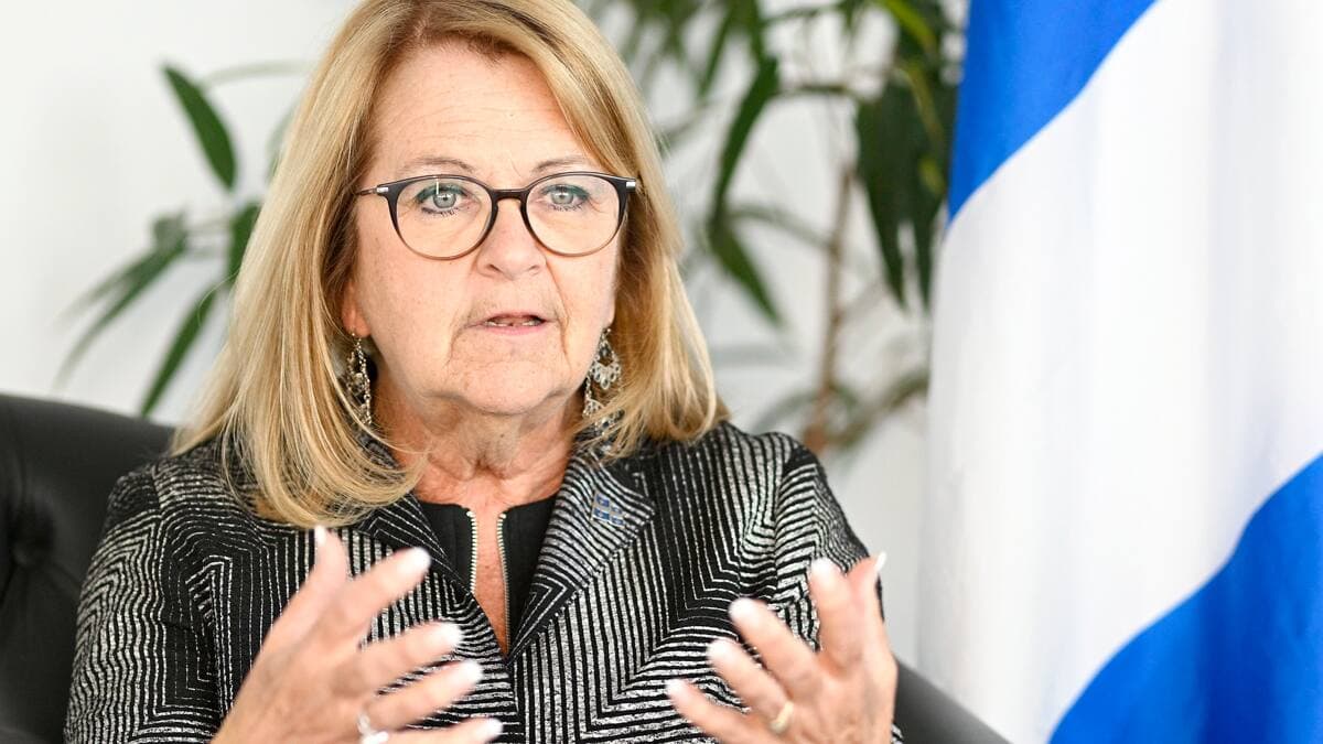 La ministre de la Famille du Québec Suzanne Roy en mars 2023.