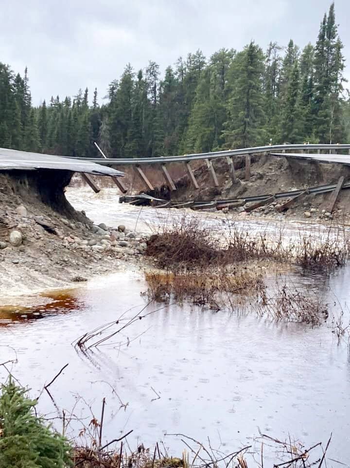 Un ponceau a été emporté par les eaux au Témiscamingue.
