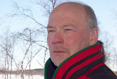 Matti Blind-Berg, éleveur de rennes et chef du Girjas Samebyhe, organisation qui regroupe les éleveurs samis. Basé à Kiruna, en Suède.