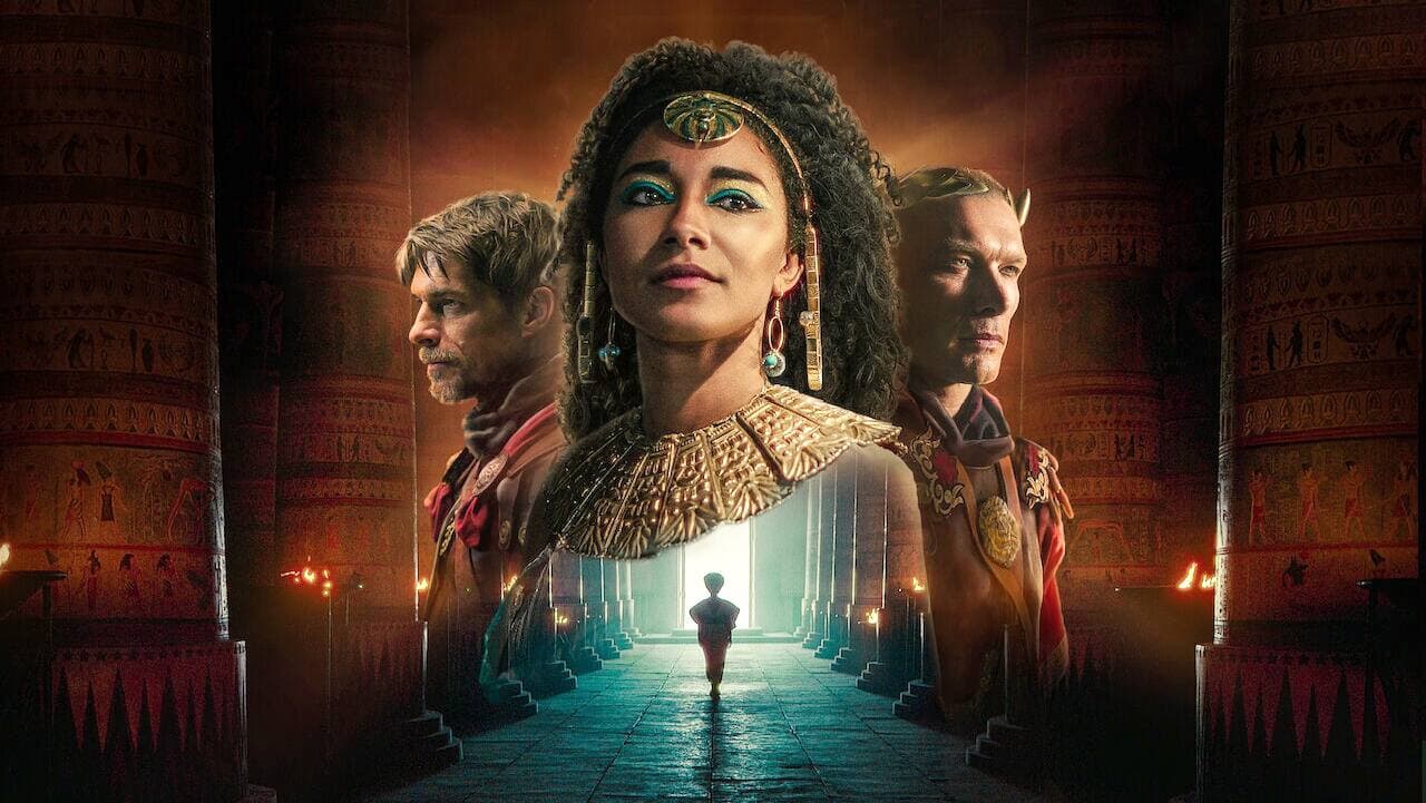 Image de la série de docufiction La reine Cléopâtre sur Netflix.