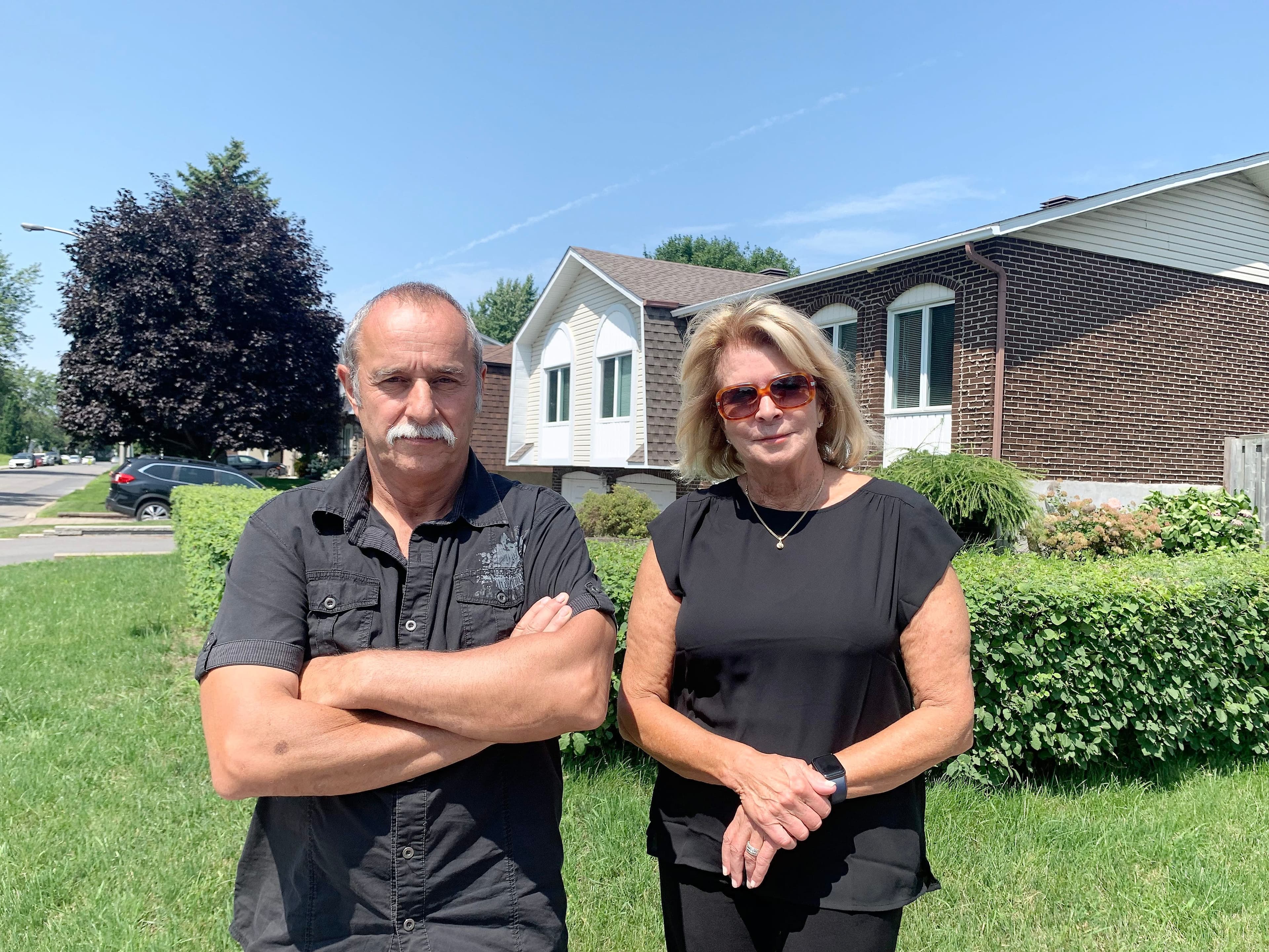 Guy Boily et Lucie Muller ne veulent pas que leur banlieue devienne un quartier de type centre-ville comme Griffintown, à Montréal.