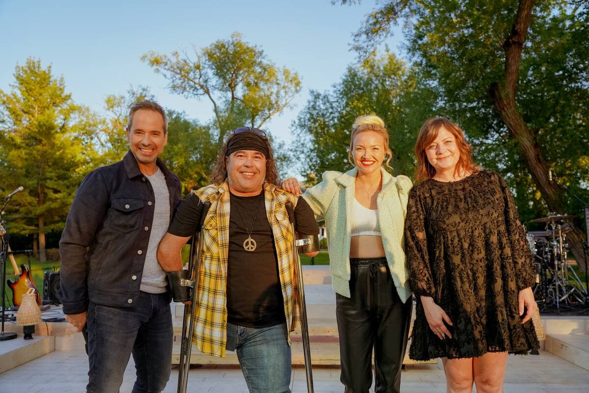 José Gaudet, Martin Deschamps, Julie Ringuette et Marie-Annick Lépine sont à l'émission «La belle tournée» le lundi 11 juillet, à 20 h, à TVA.