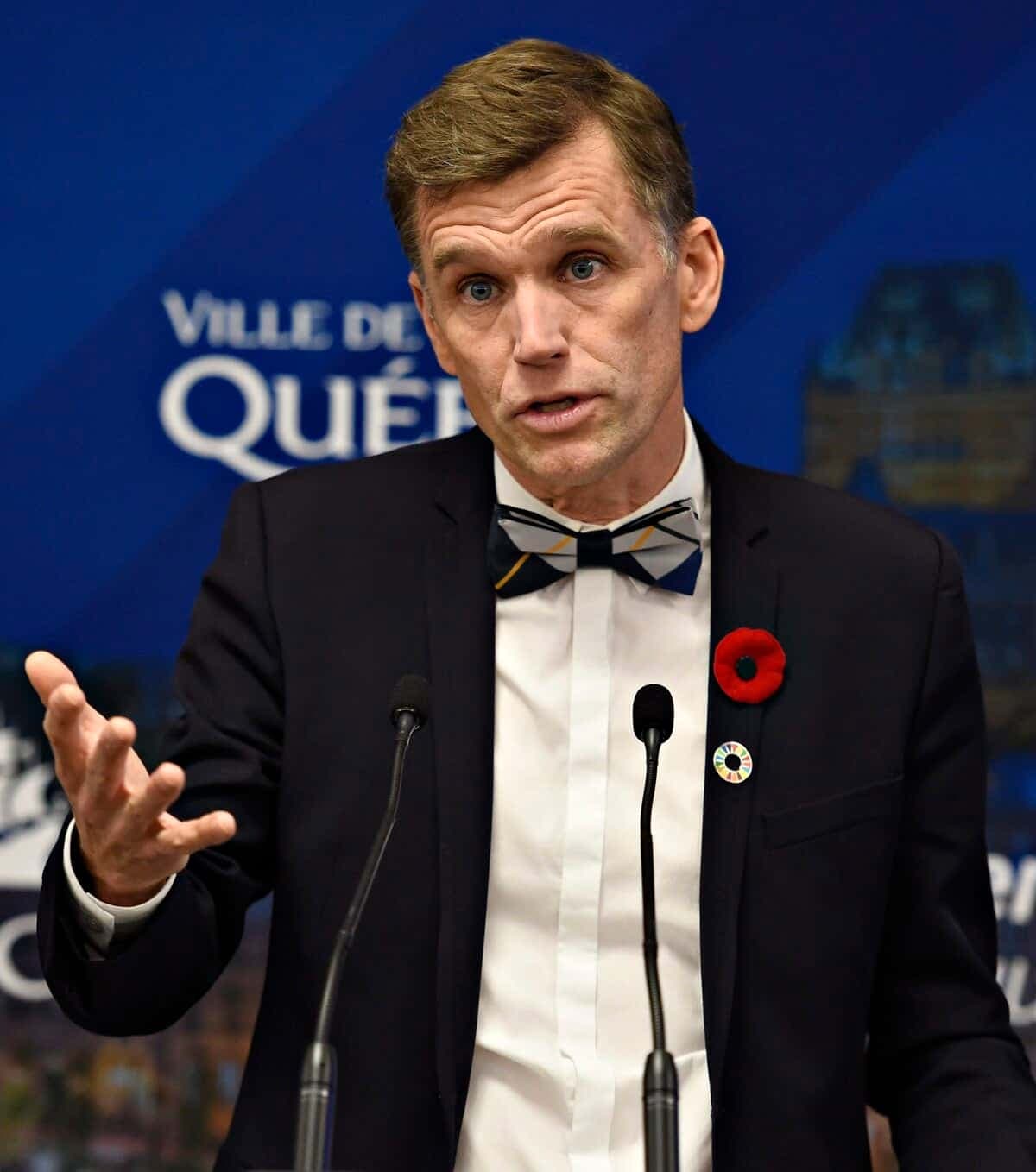 Le maire de Québec, Bruno Marchand, estime que le taux d’appui au tramway « se maintient », malgré une légère baisse.