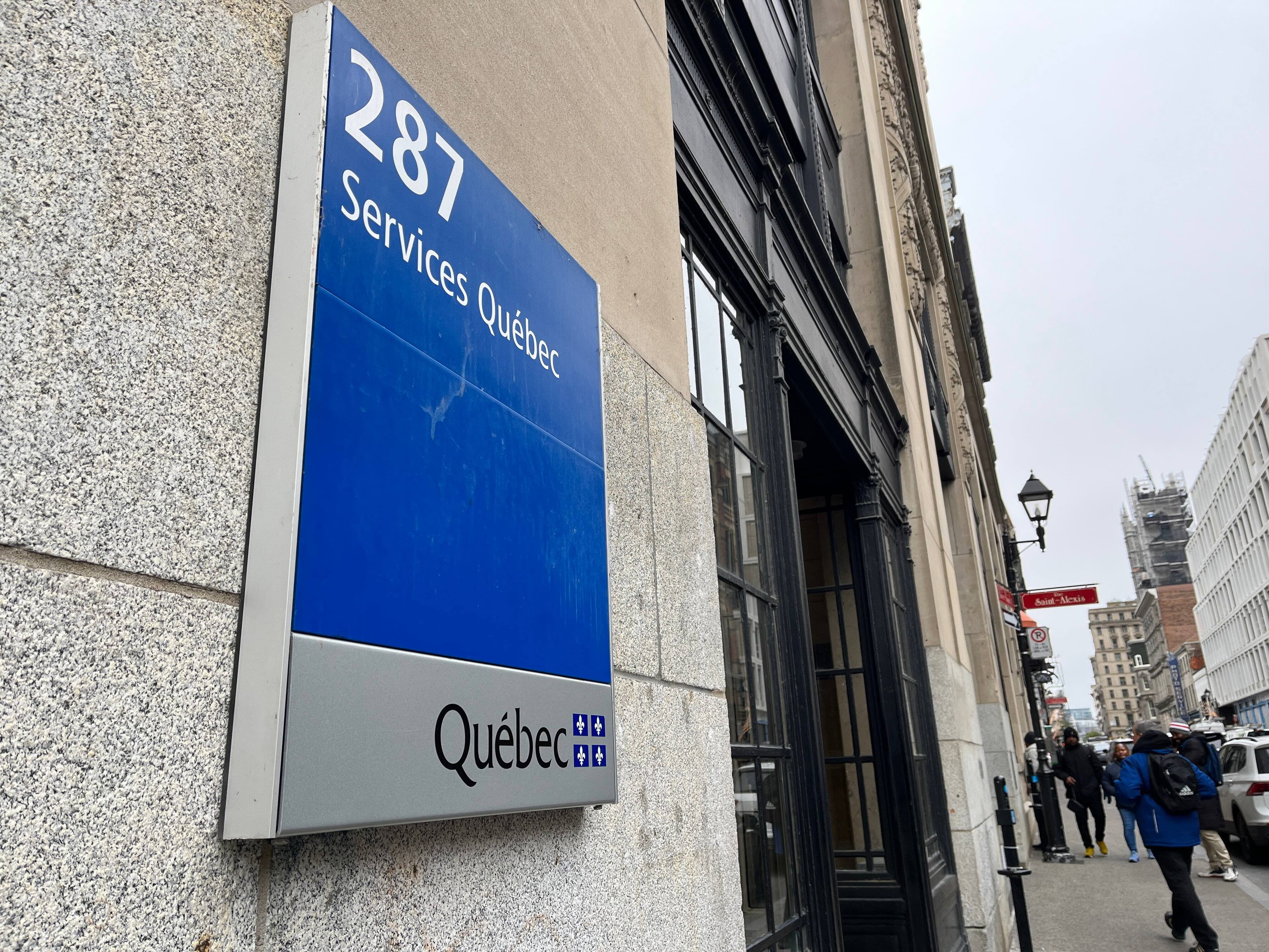 Les bureaux de Montréal l'OQLF, situés sur la rue Saint-Jacques.