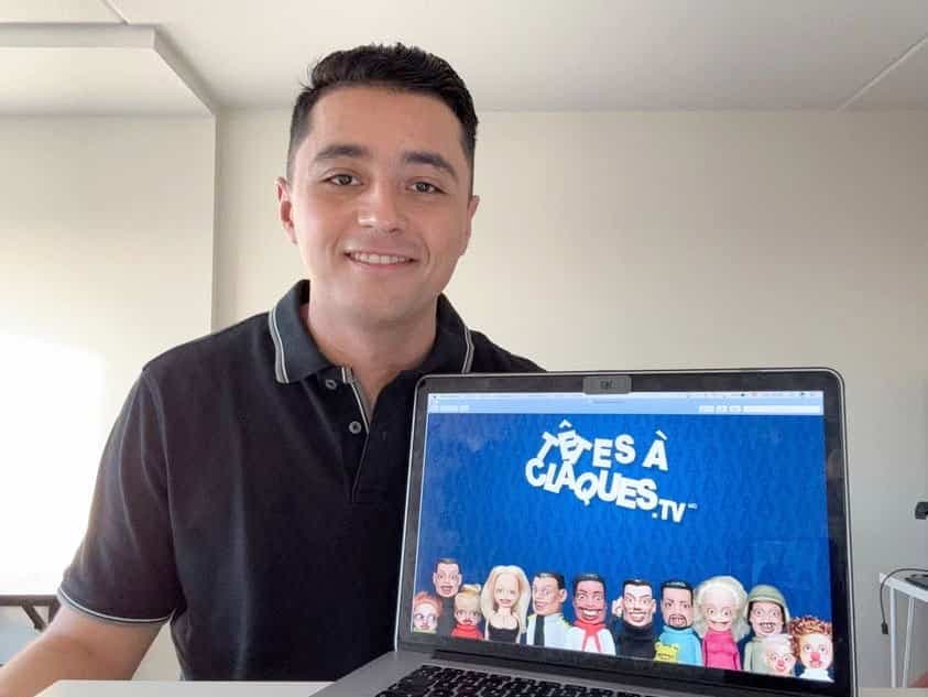 Daniel Martin Flores Reyes, 27 ans, un néo-Québécois d’origine mexicaine qui apprend le français notamment avec les «Têtes à claques».