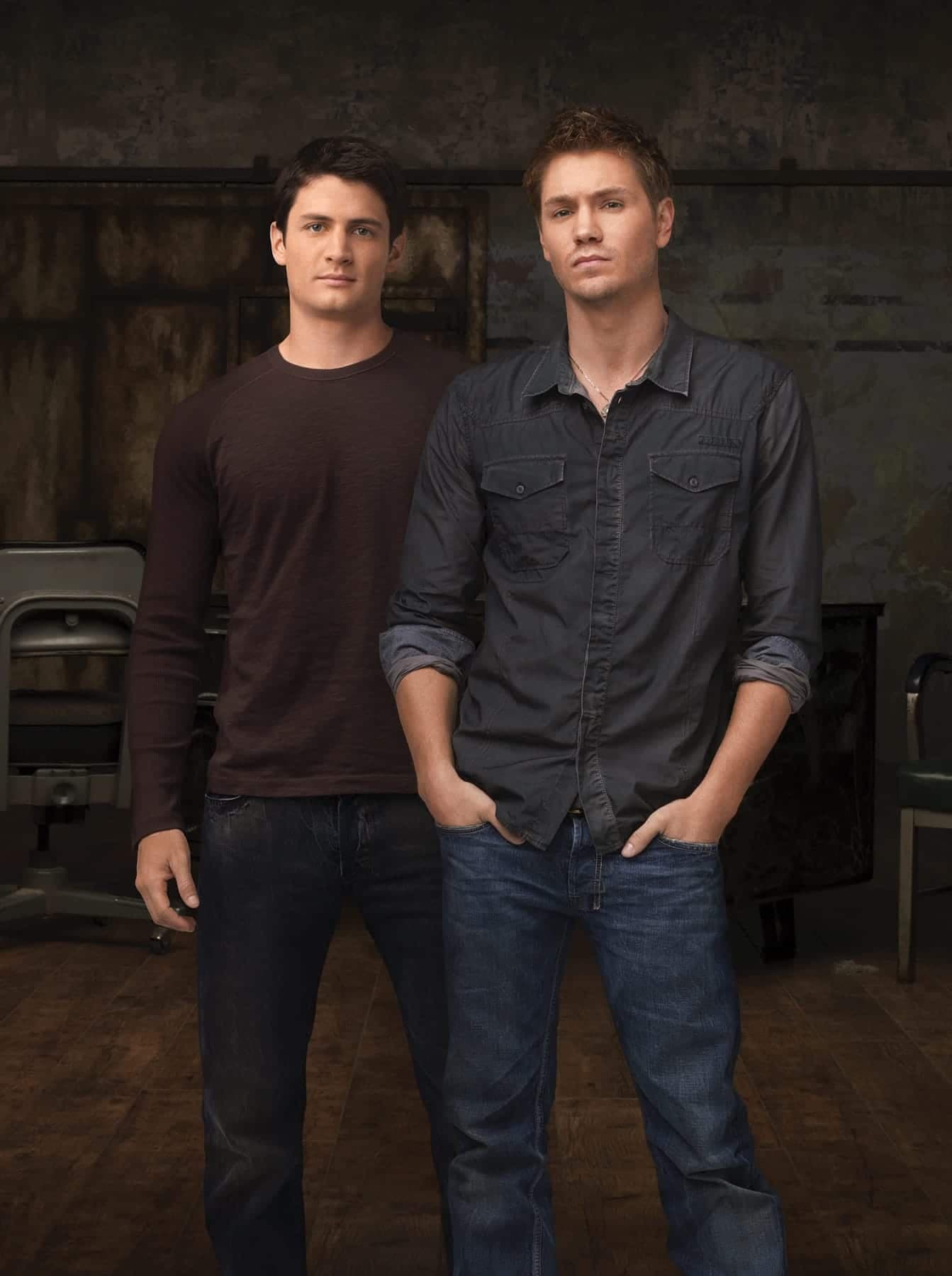 James Lafferty et Chad Michael Murray, Les frères Scott.