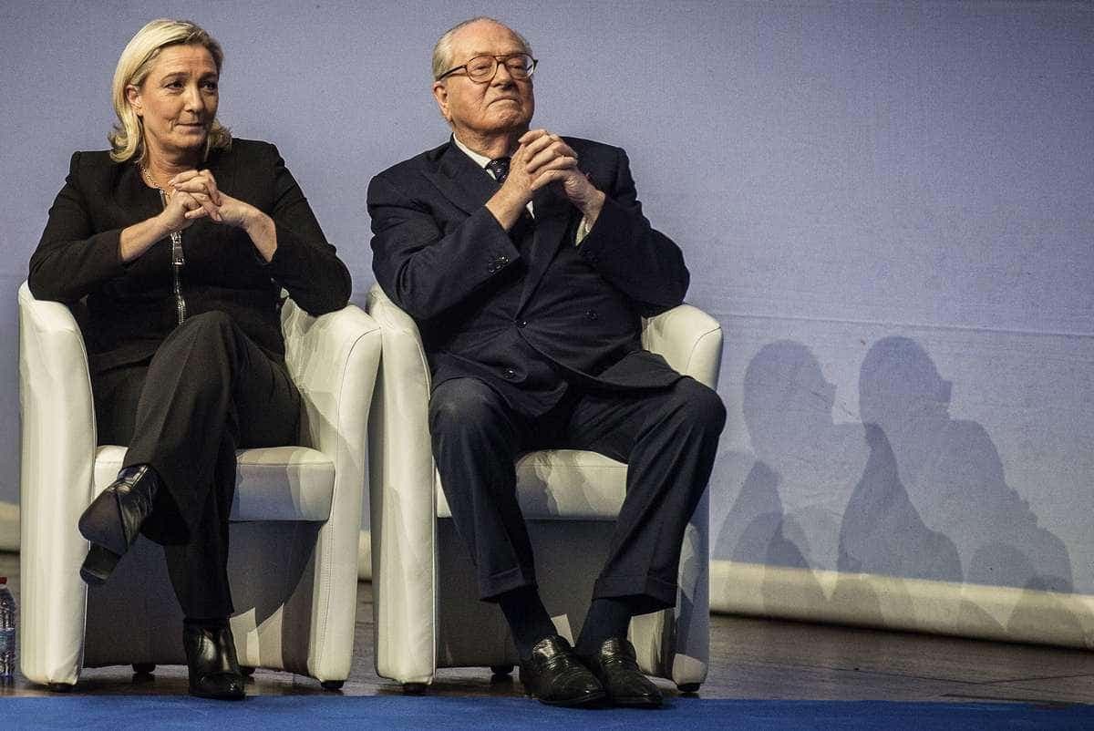 Marine Le Pen et son père, Jean-Marie Le Pen
