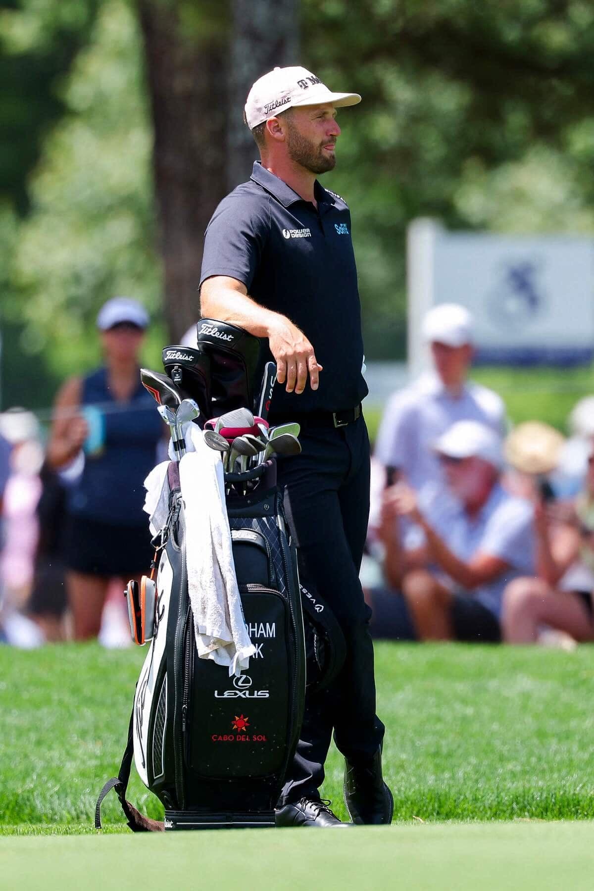Wyndham Clark, lors de la quatrième ronde du Championnat de la PGA, le 18 mai dernier, en Caroline du Nord.