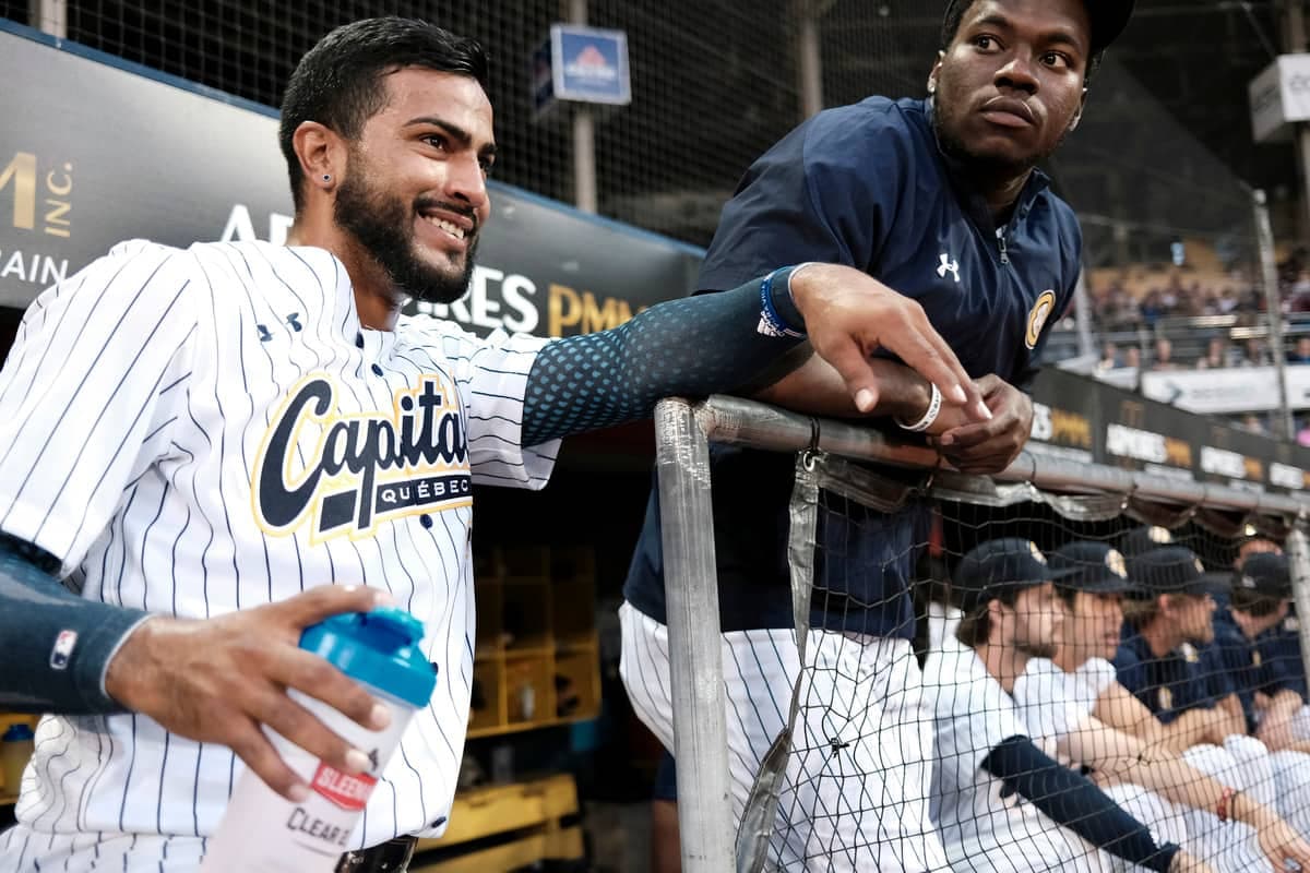 L’ancien des Phillies, Jesmuel Valentin, est toujours aussi heureux de renouer avec les Capitales.
