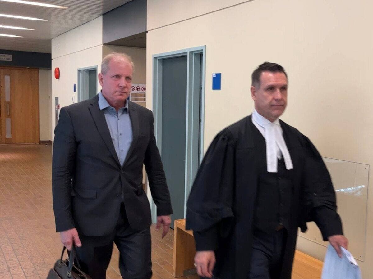 Gilles Chamberland, psychiatre et Me Pierre Gagnon, avocat de la défense.