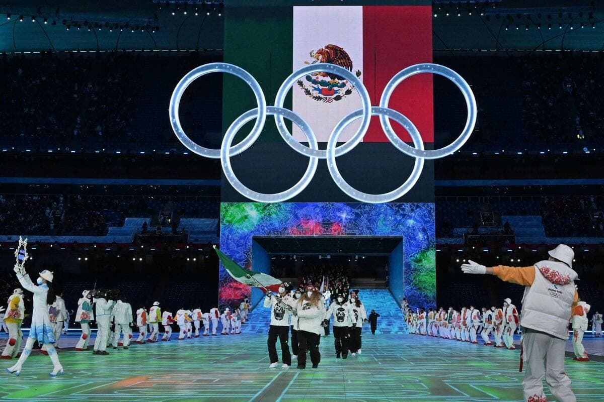 Donovan Carrillo a été désigné porte-drapeau pour la délégation mexicaine à la cérémonie d'ouverture des Jeux olympiques de Pékin 2022, le 4 février dernier.