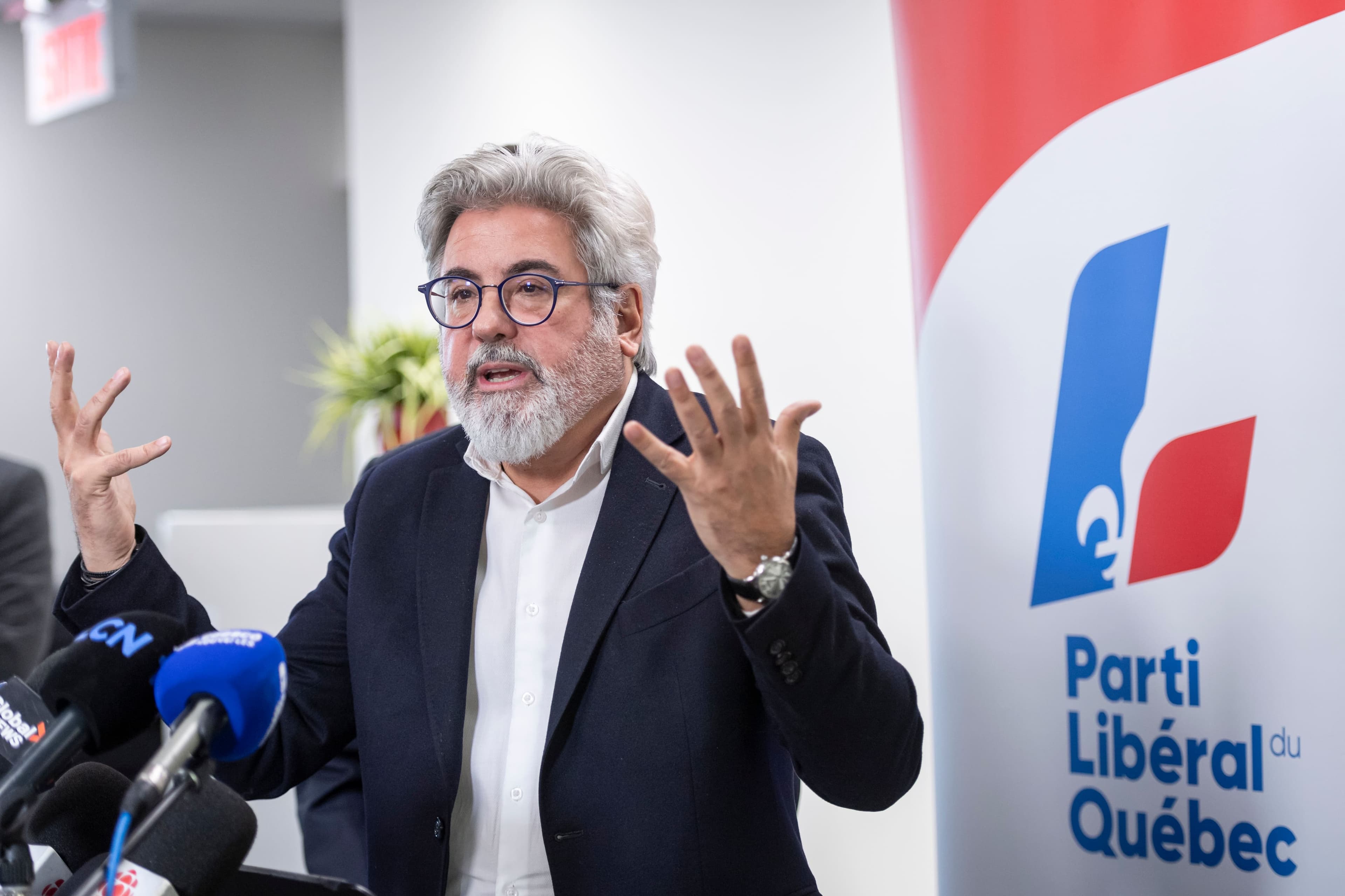 Le chef démissionnaire du Parti libéral du Québec, Pablo Rodriguez