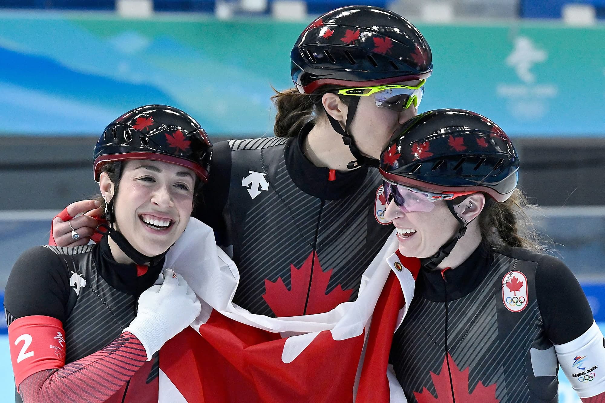 Valérie Maltais, Isabelle Weidemann et Ivanie Blondin