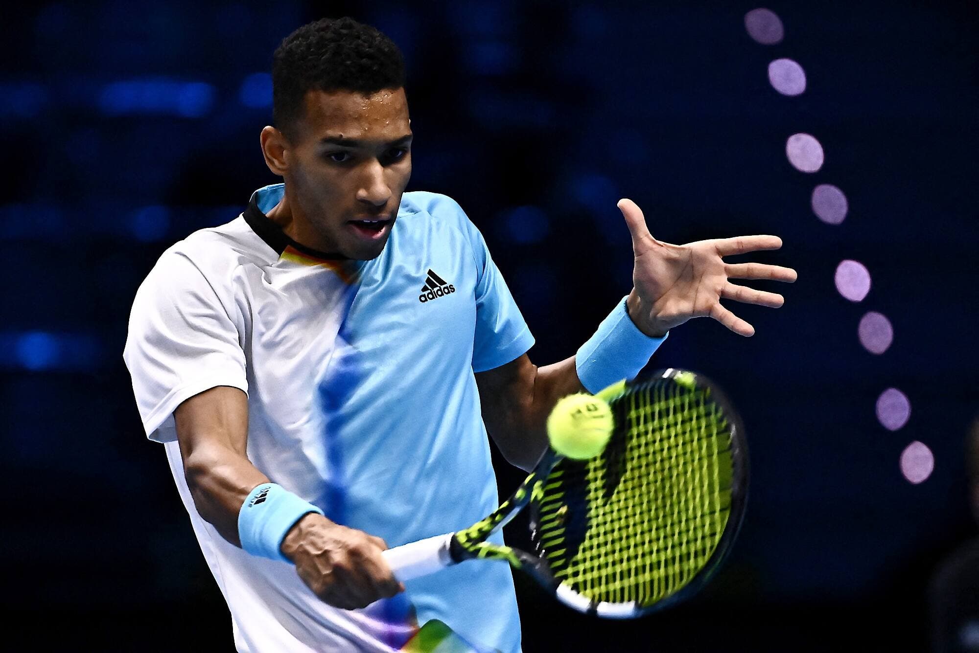 Malgré l’ambiance électrique à Turin, Félix Auger-Aliassime a assuré ne pas être trop stressé, dimanche.