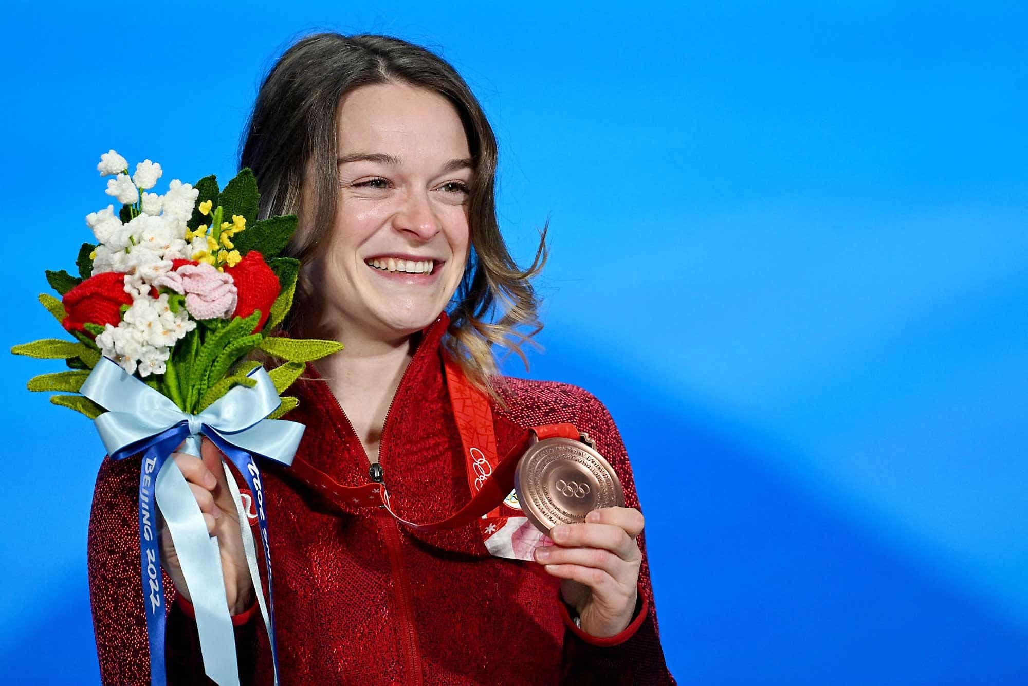 La patineuse Kim Boutin a fait pleurer des Québécois en remportant une médaille de bronze à Pékin.