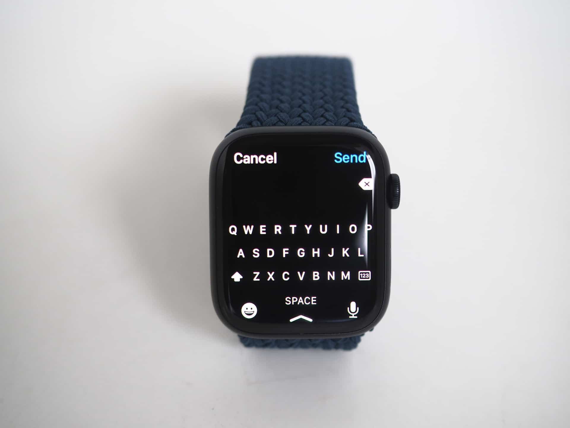 Écrire sur l’Apple Watch est maintenant possible, mais seulement in english.