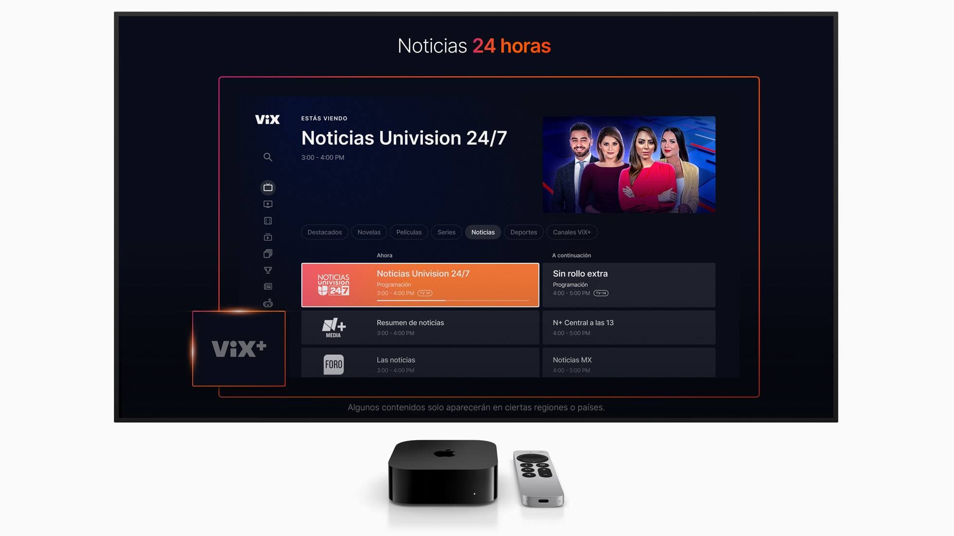 ViX, sur Apple TV