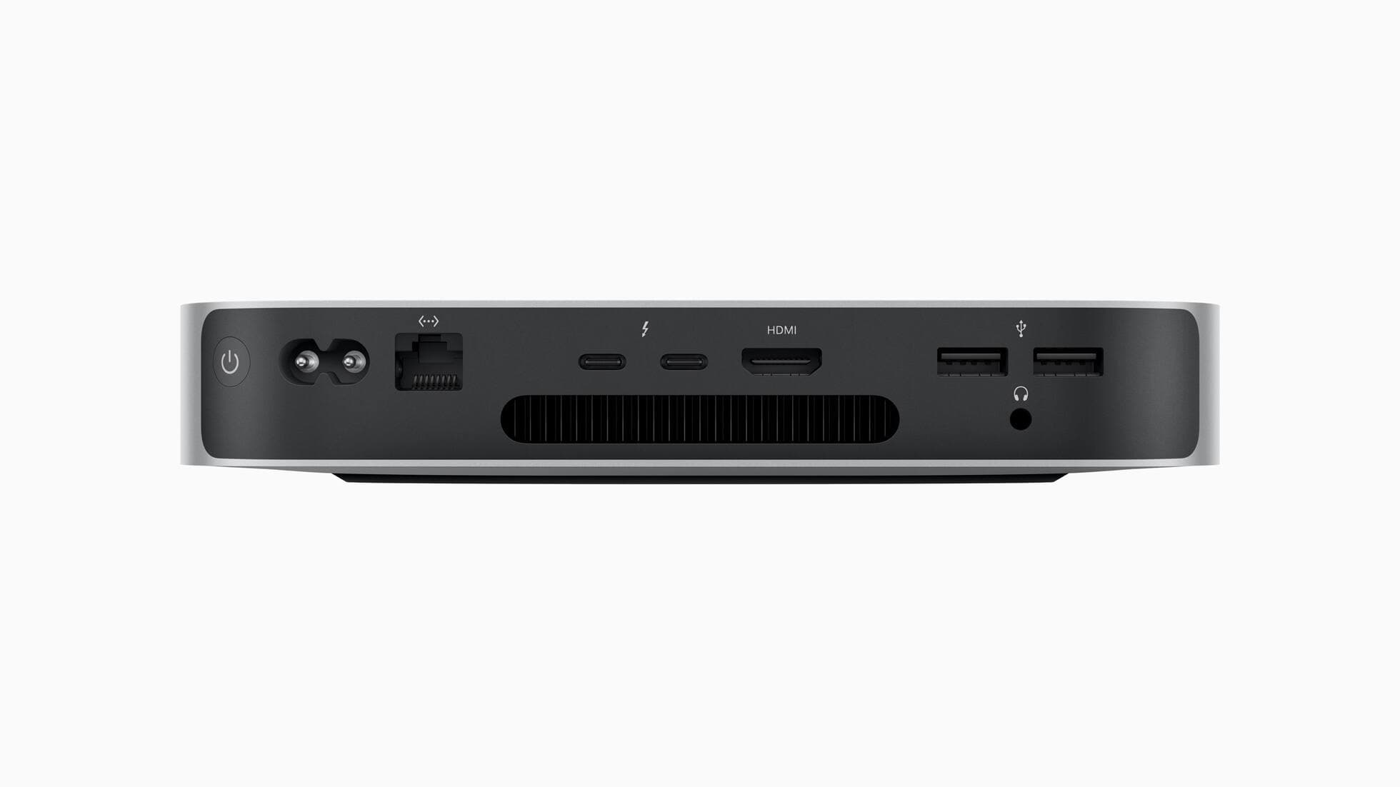 Les ports et connexions au dos du Mac mini M2