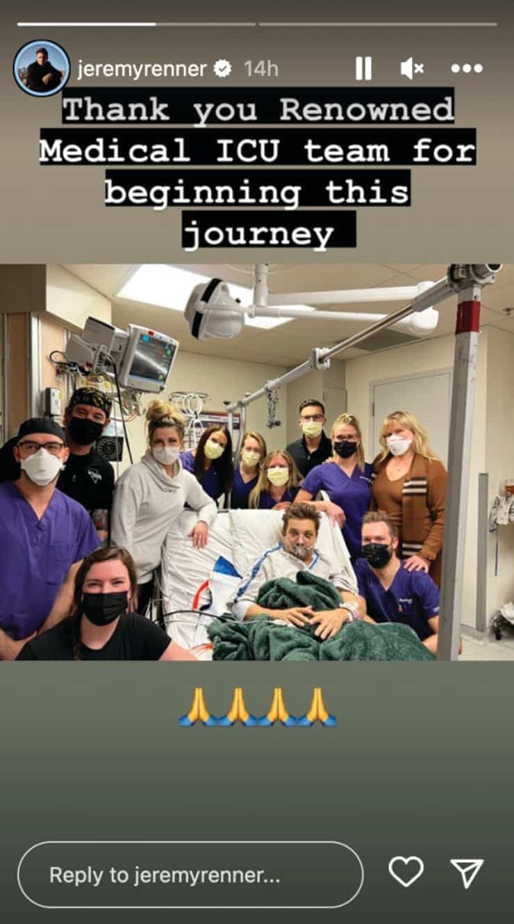 «Merci à toute l’équipe de l’unité des soins intensifs», a souligné Jeremy.