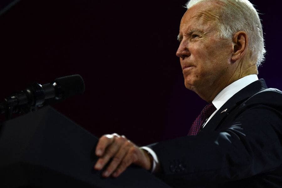 Le président américain Joe Biden