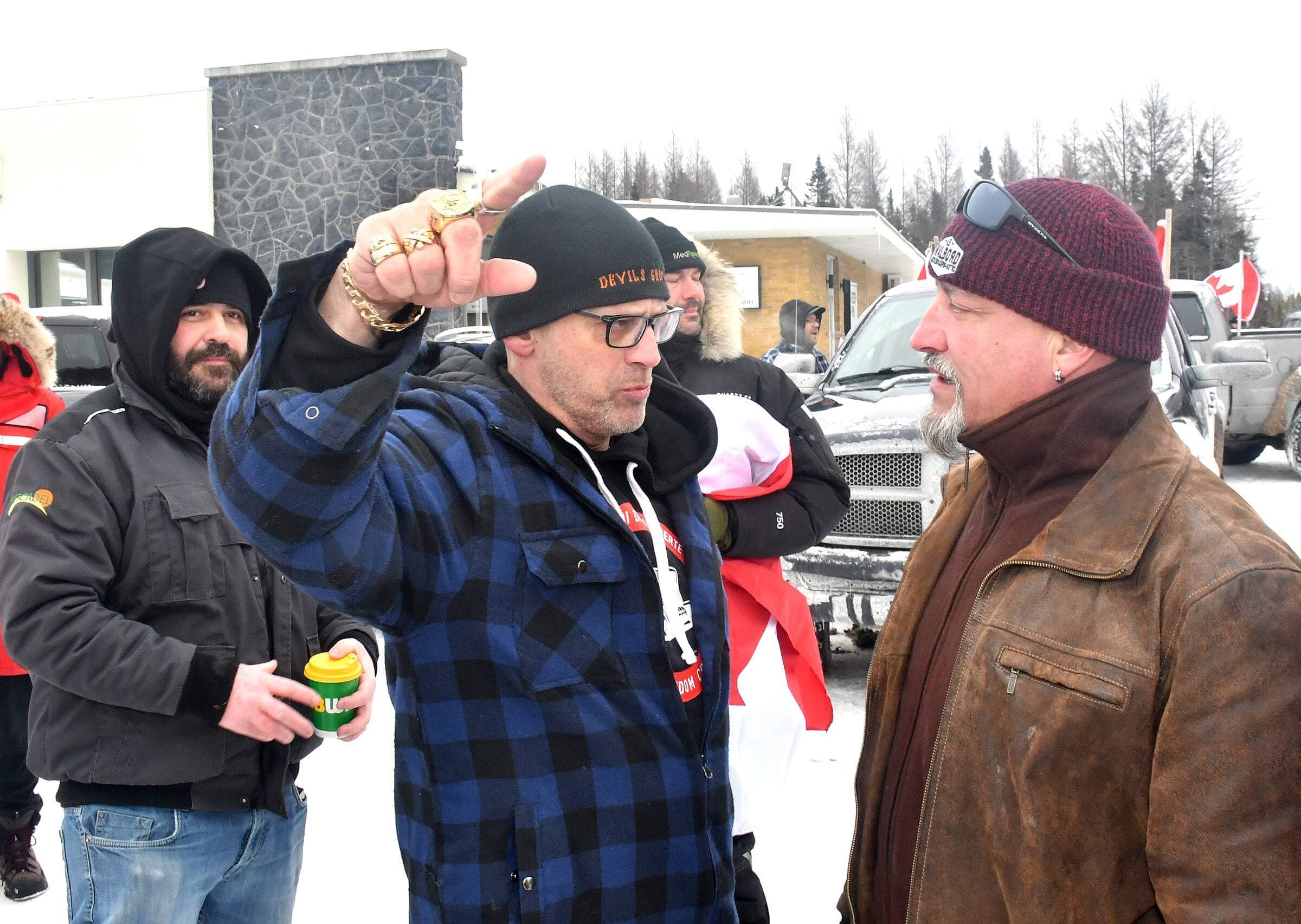Convoi de la liberté au départ de Chicoutimi