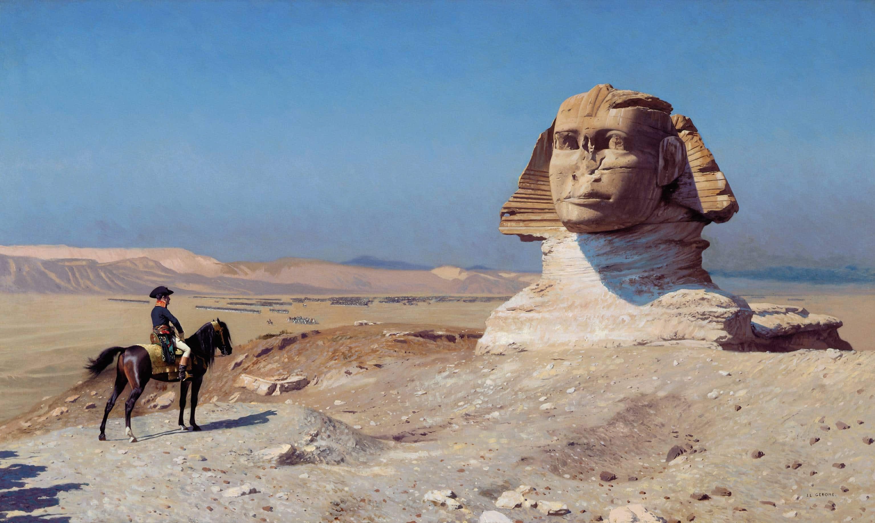 «Bonaparte devant le Sphinx», par Jean-Léon Gérôme