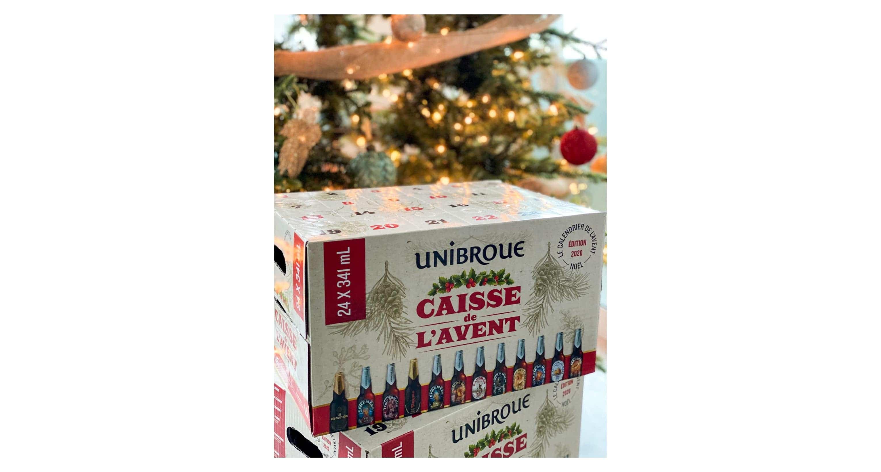 La brasserie québécoise Unibroue est de retour avec la populaire « caisse de l’Avent », qui dévoile plusieurs classiques en bouteille, à déguster en décorant le sapin de Noël.