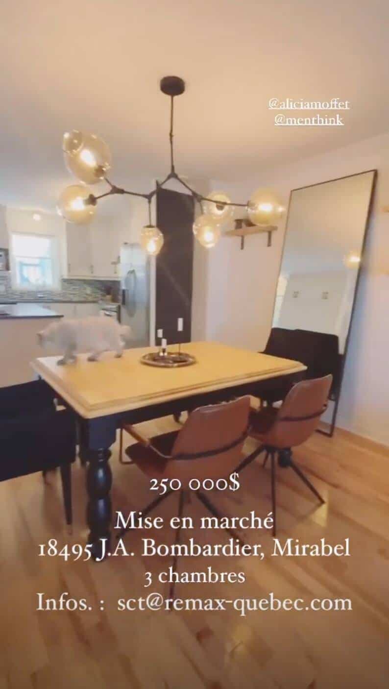 capture d'écran Instagram