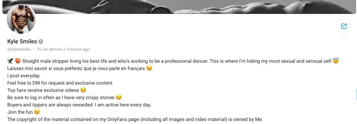 Capture d'écran / OnlyFans