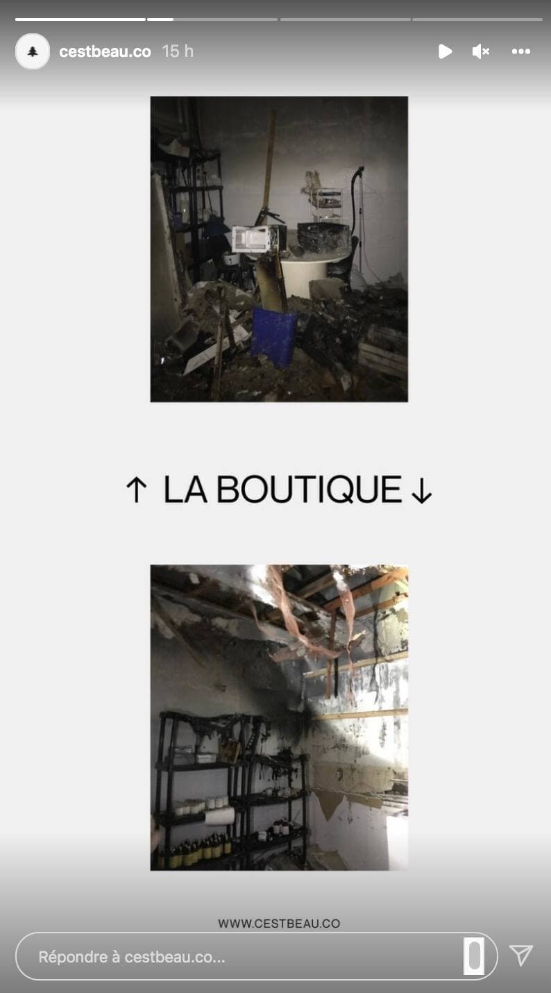 capture d'écran Instagram