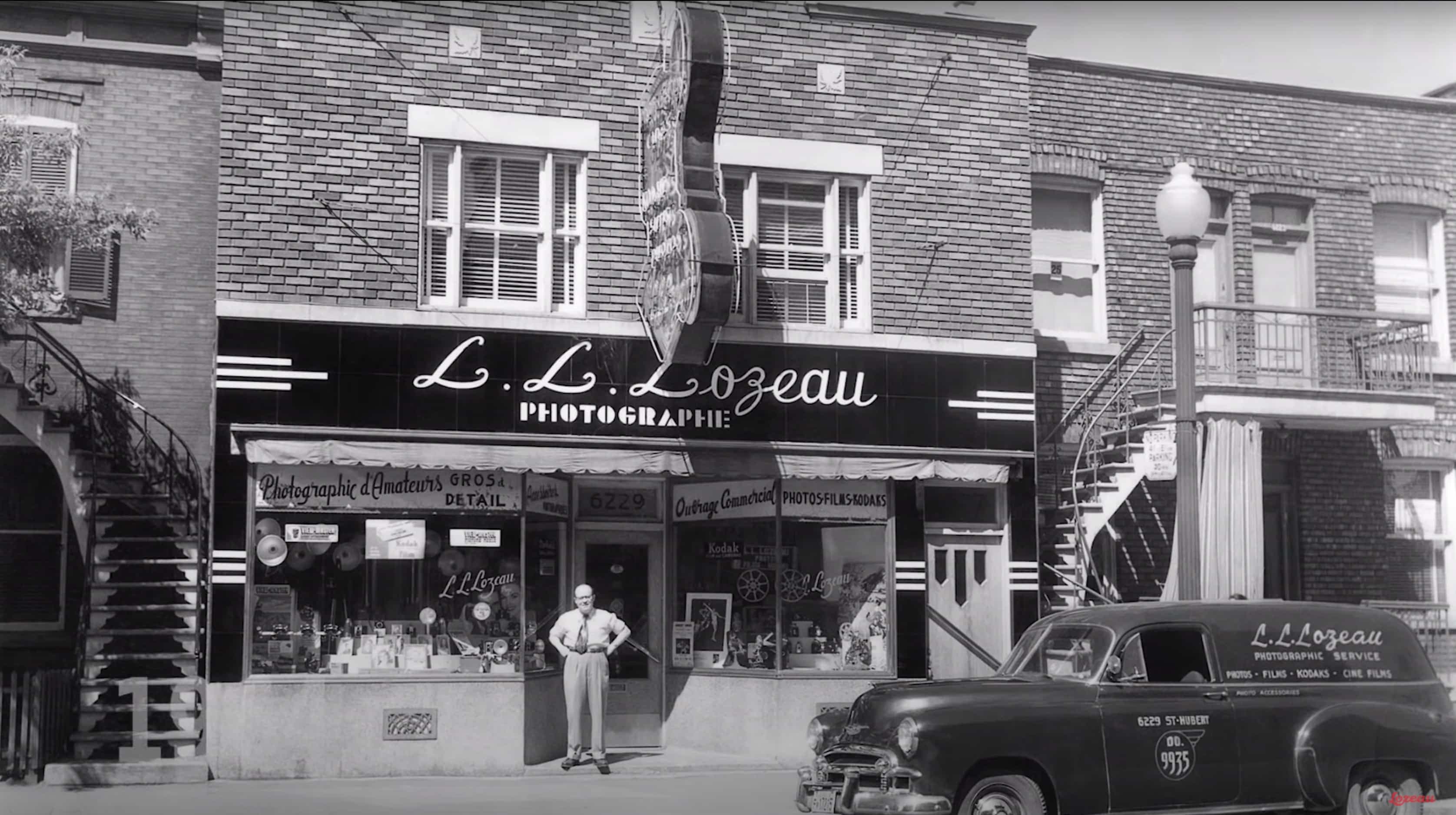 La boutique L.L. Lozeau en 1964