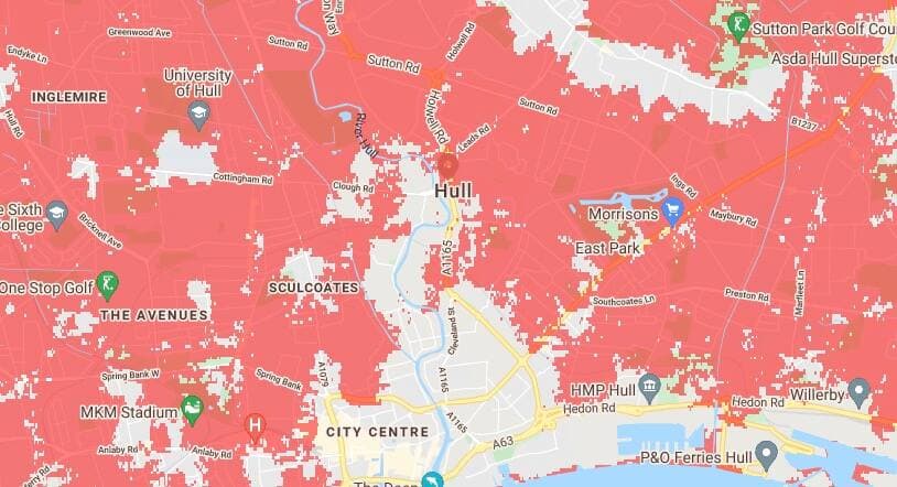 Capture d'écran Climate Central
