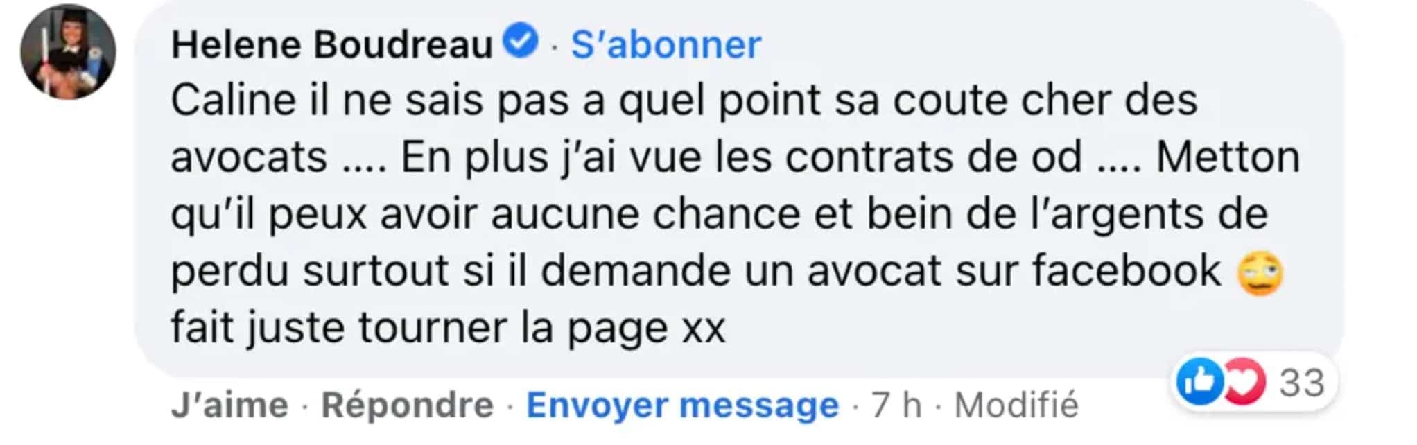 Capture d'écran / Facebook