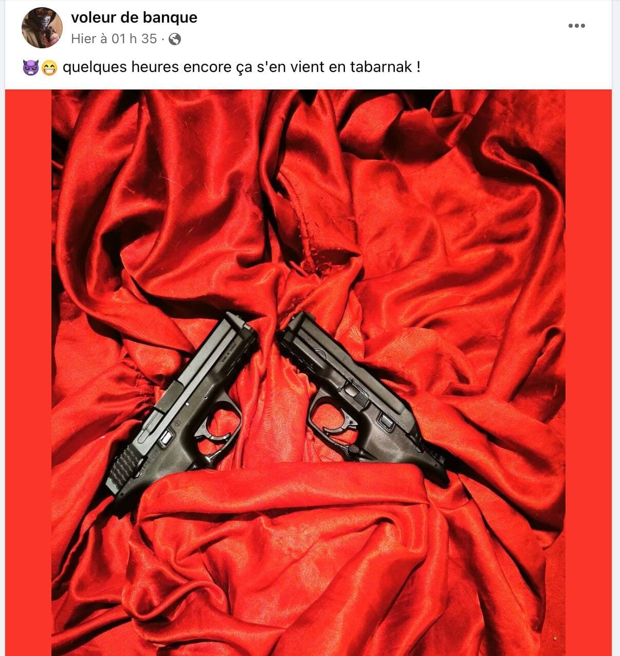 Capture d'écran / Facebook