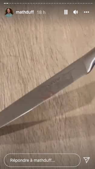 Captures d'écran / Instagram Mathieu Dufour