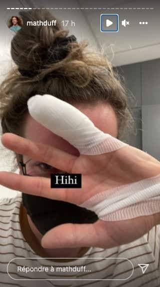 Captures d'écran / Instagram Mathieu Dufour