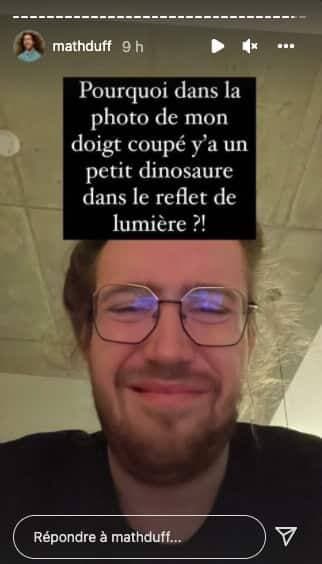 Captures d'écran / Instagram Mathieu Dufour