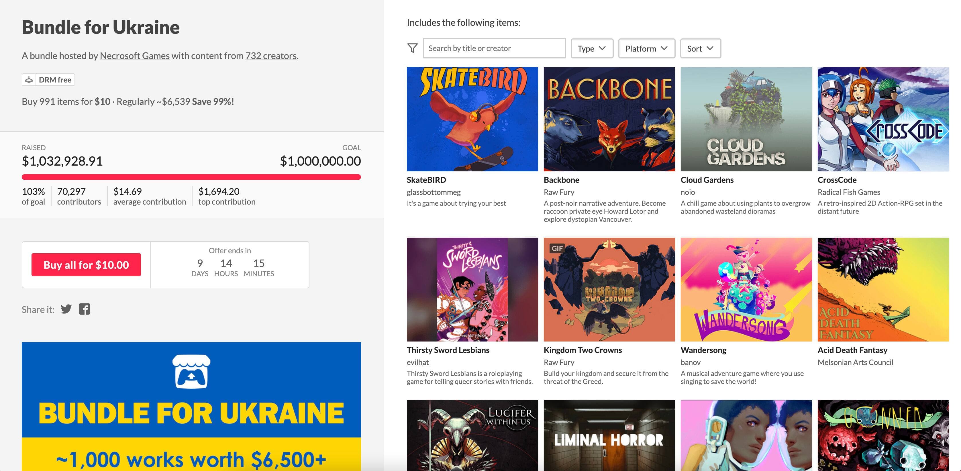 Capture d'écran itch.io