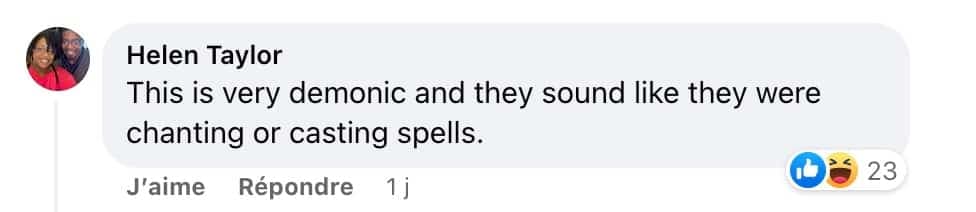 Capture d'écran / Facebook