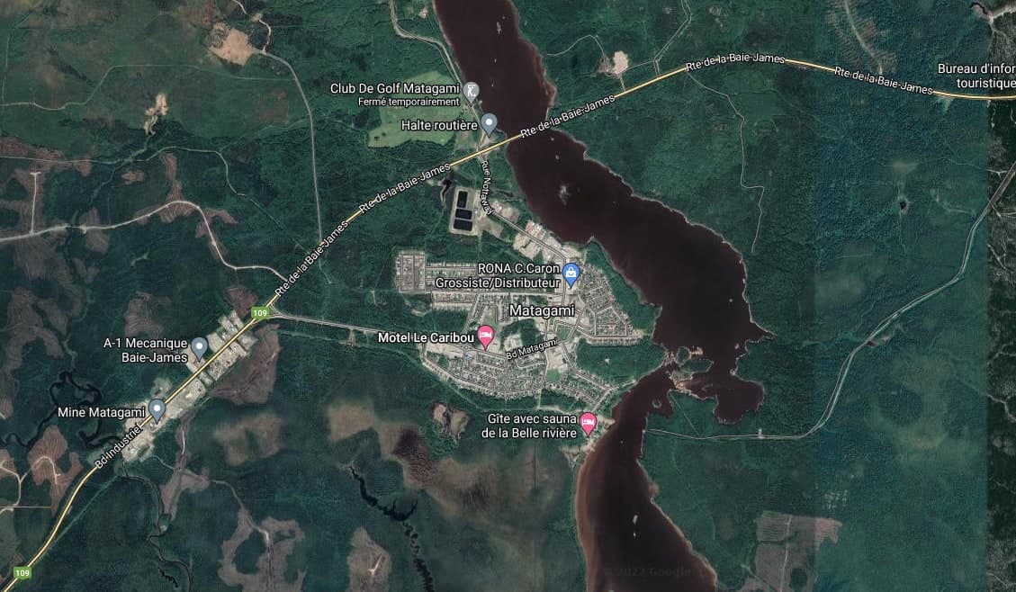 Capture d'écran, Google Maps