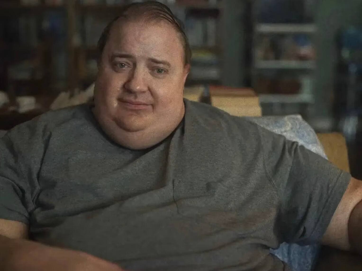 Brendan Fraser dans le film La Baleine.