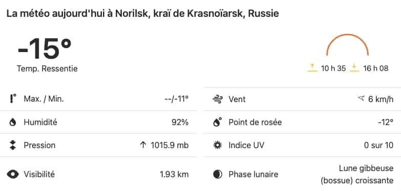 PHOTO Capture d'écran, The Weather Channel