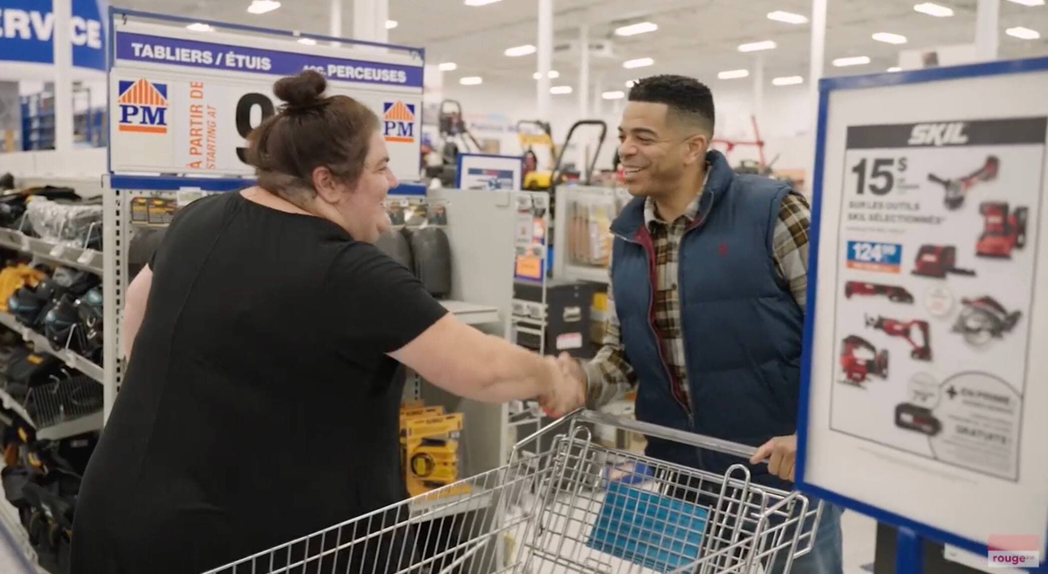 Capture d'écran via Rouge FM.