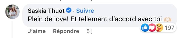 Capture d'écran Facebook